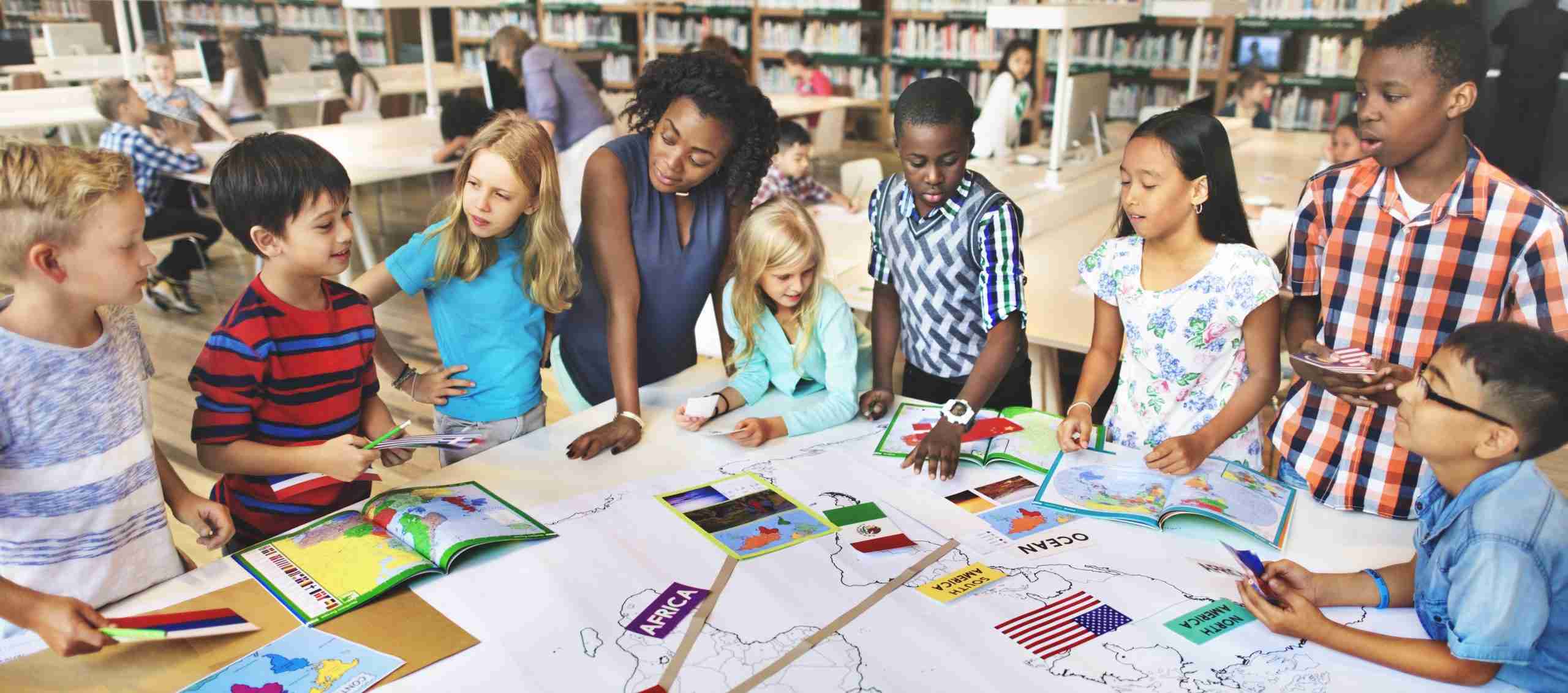 Strong literacy instruction in an elementary classroom