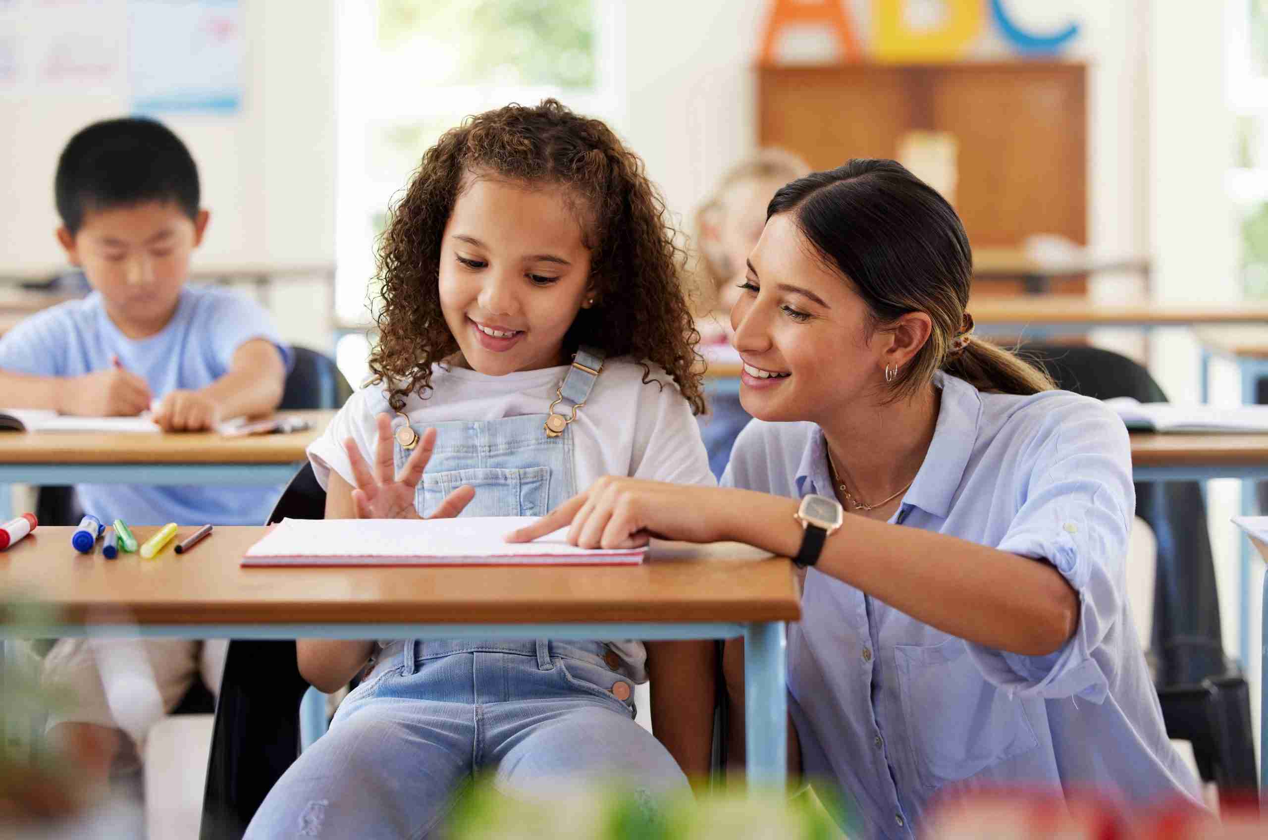 Understanding Reading Fluency Beyond Speed Teacher assessing a student's oral reading fluency by listening to accuracy, pacing, and expression during a reading lesson.